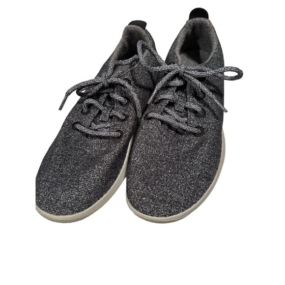 Allbirds Merino Wool Runners Lace Sneakers Gray Sz 11 - Picture 1 of 7